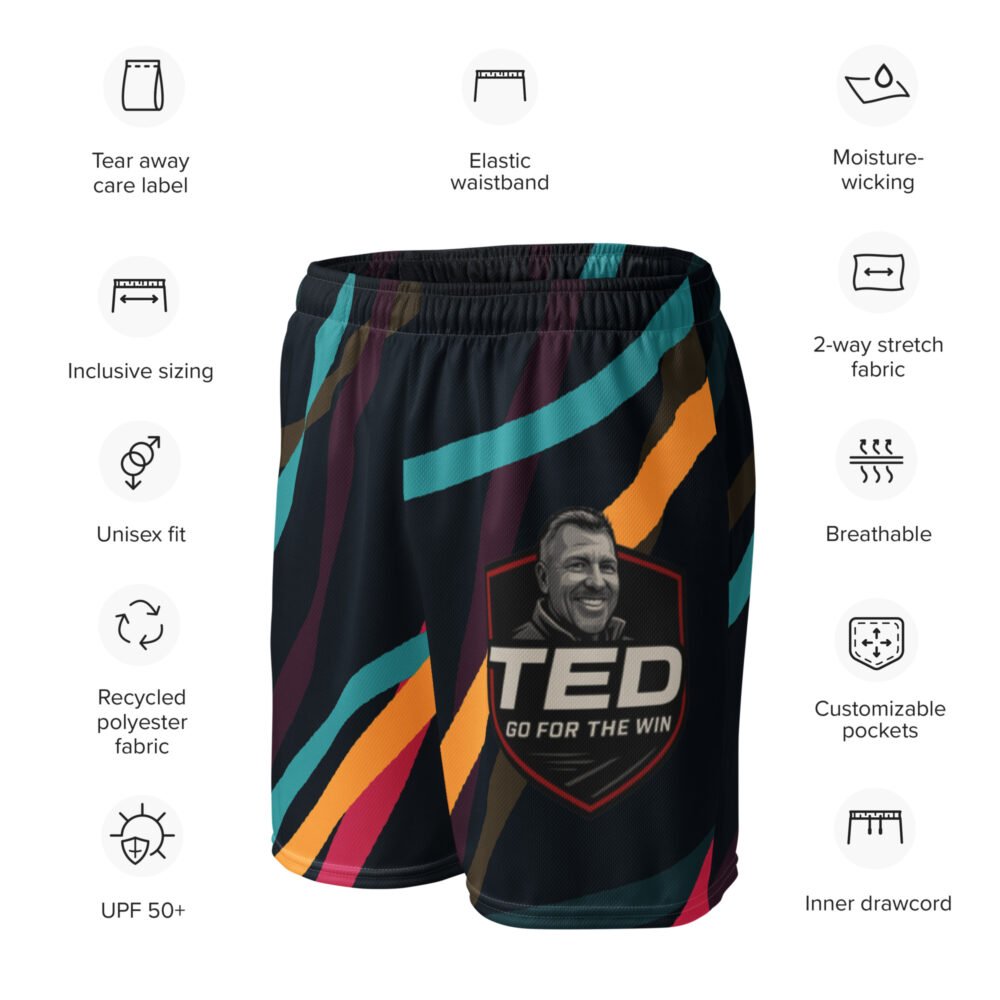 Unisex mesh shorts - Image 4