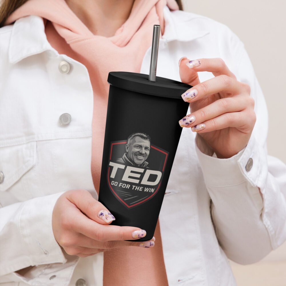 Insulated tumbler with a straw - Image 2
